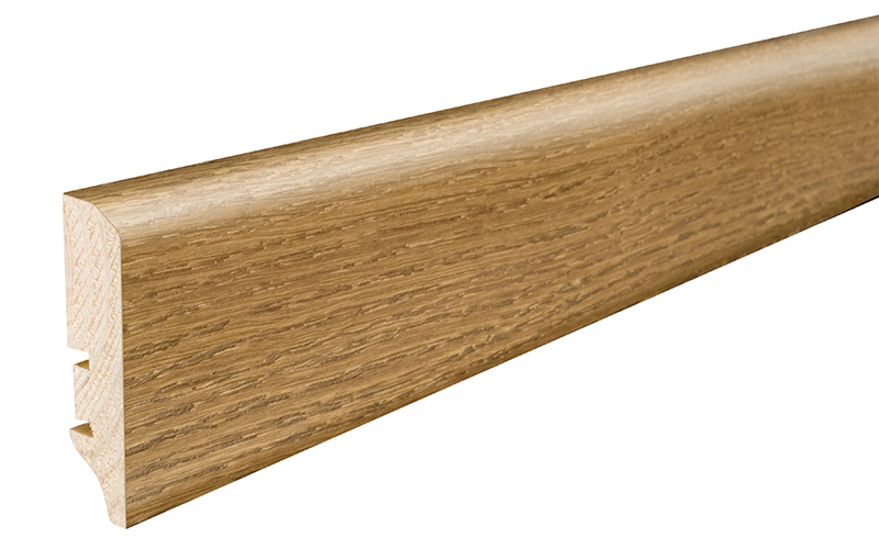 Podlahová soklová lišta dýhovaná, 220 x 6 cm, profil P50, P5001212A