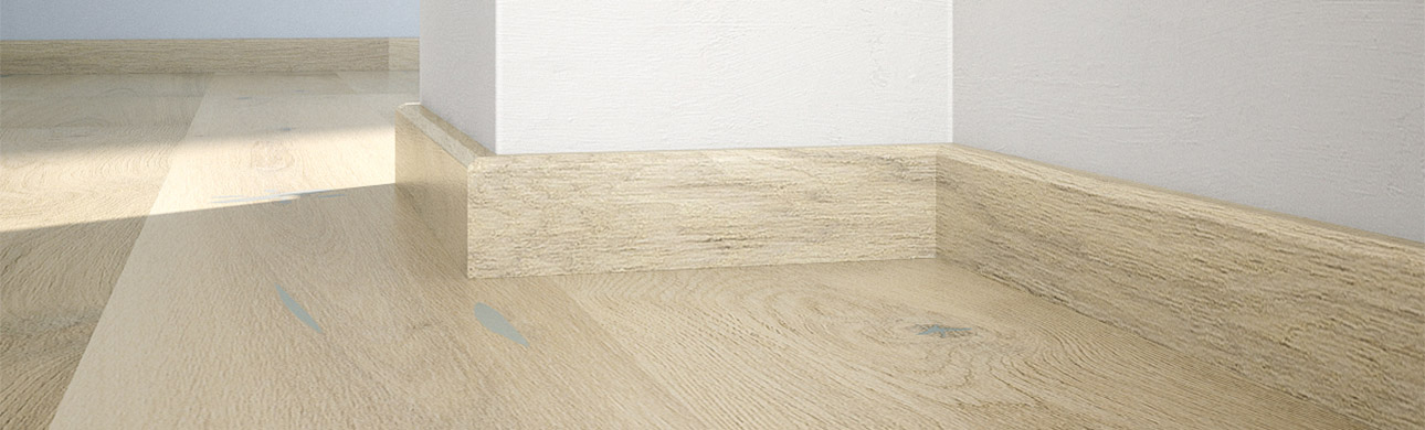 Podlahová soklová lišta dýhovaná, 220 x 6 cm, profil P50, P5002031A