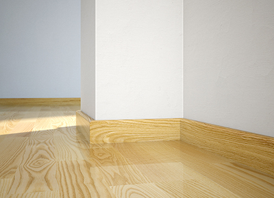 Podlahová soklová lišta dýhovaná, 220 x 6 cm, profil P50, P5002011A