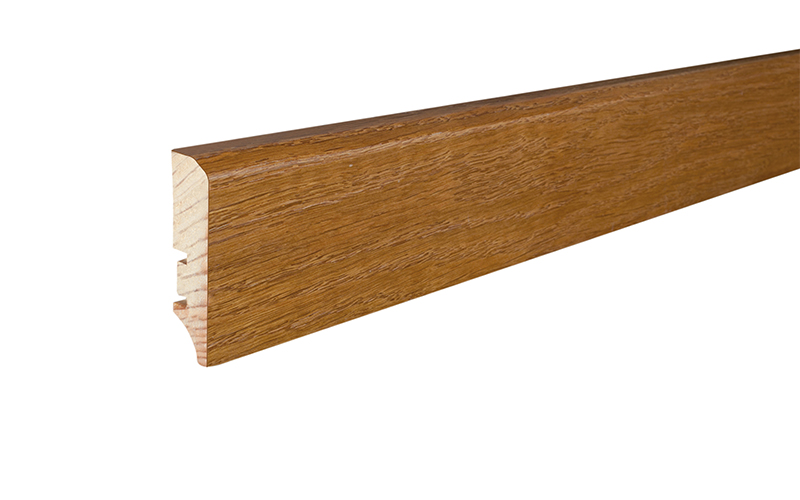 Podlahová soklová lišta dýhovaná, 220 x 6 cm, profil P50, P5008012A
