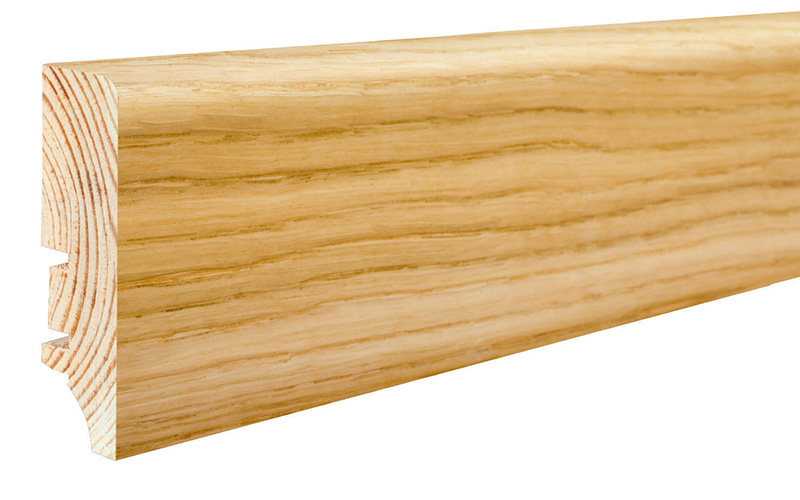 Podlahová soklová lišta dýhovaná, 220 x 6 cm, profil P6P, P6P01091A