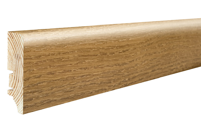 Podlahová soklová lišta dýhovaná, 220 x 6 cm, profil P6P, P6P01212A