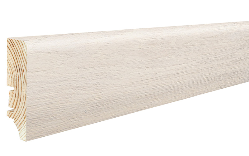 Podlahová soklová lišta dýhovaná, 220 x 6 cm, profil P6P, P6P01242A
