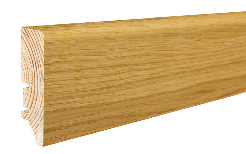Podlahová soklová lišta dýhovaná, 220 x 6 cm, profil P6P, P6P01011A