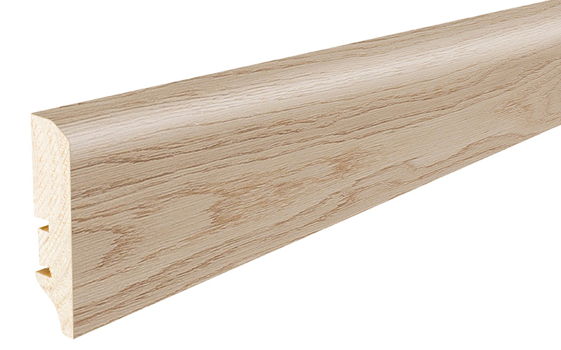 Podlahová soklová lišta dýhovaná, 220 x 6 cm, profil P6S, P6S01342A