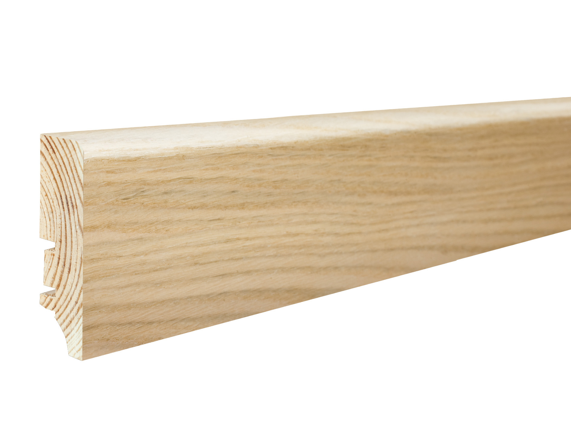 Podlahová soklová lišta dýhovaná, 220 x 6 cm, profil P6S, P6S01032A