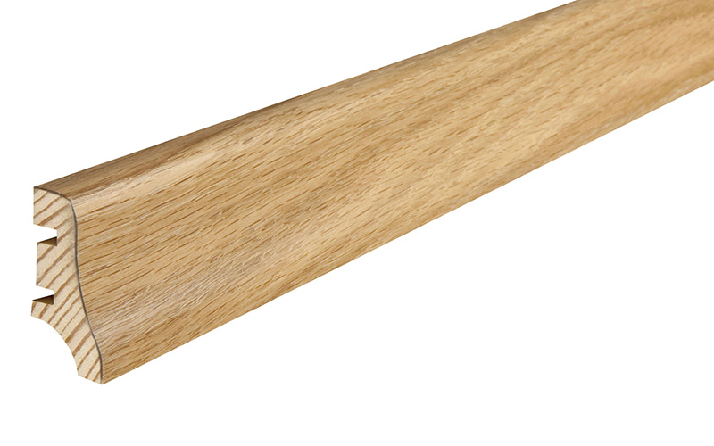 Podlahová soklová lišta dýhovaná, 220 x 4 cm, profil P10, P1001091A