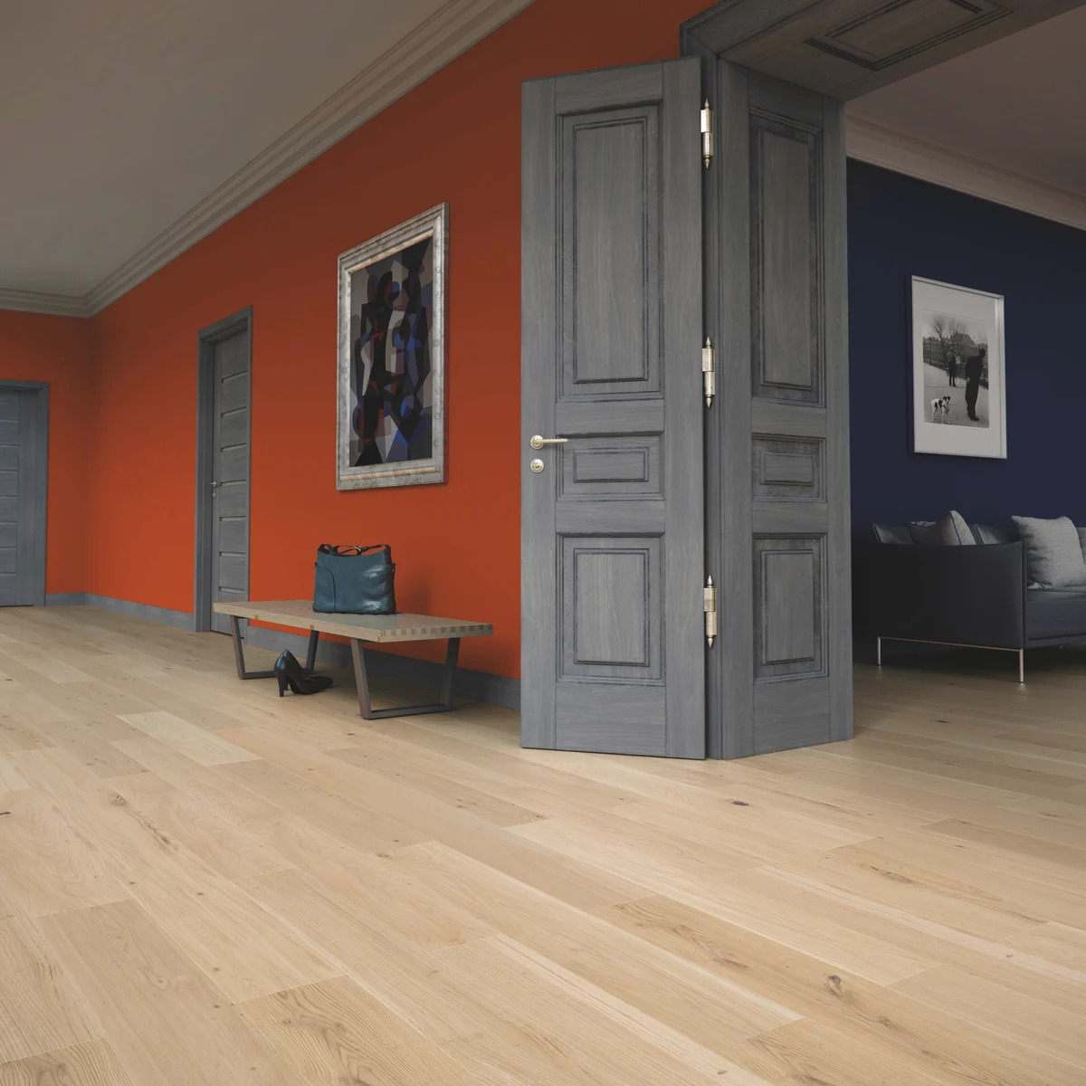 DISCOVERY Villa, Třívrstvá dřevěná podlaha, Porcelán olej ECO, 1 m2 view 2