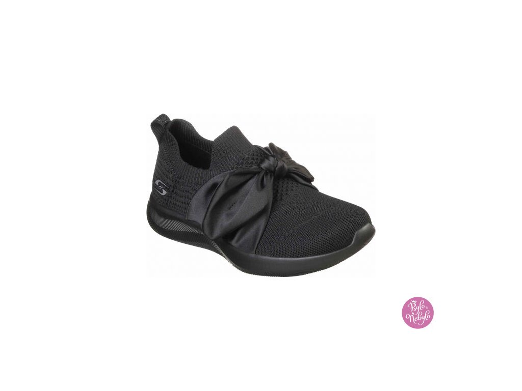 skechers bobs squad 2 bow beauty blk 4