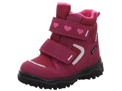 Superfit dětské zimní boty HUSKY1 1-00045-5010 Rot/Rosa Fialová (Barva Fialová, Velikost 27)