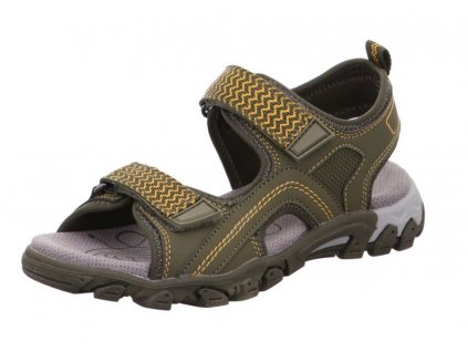 Dětské sandály Superfit 1-600451-70 HIKE Khaki Zelená (Barva Zelená, Velikost 32)