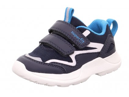 Dětské tenisky Superfit 1-006206-8000 - Model RUSH Blau / Turkis (Barva Modrá, Velikost 29)