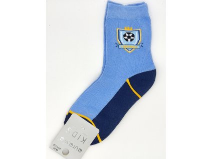 Dětské obrázkové ponožky Aura.Via Sport (85% bavlna) sv. modrá (Velikost 32 - 35)