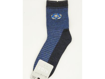 Dětské obrázkové ponožky Aura.Via Basketbal (85% bavlna) mič (Velikost 32 - 35)