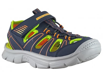 Dětské sandálky Skechers RELIX - VALDER 406520L/NVLM navy lime