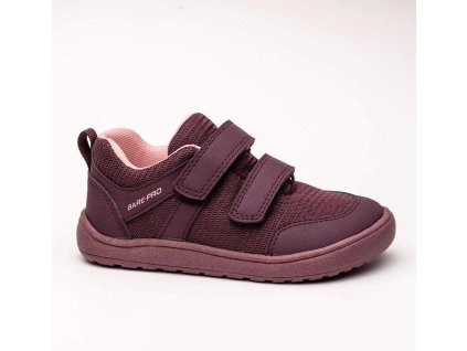 Dívčí barefoot tenisky s membránou NOLAN BORDO, Protetika, Bordová