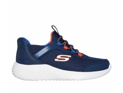 Dětské boty Skechers SLIP-IN Bounder BRISK BURST Navy 403822L/NVBL