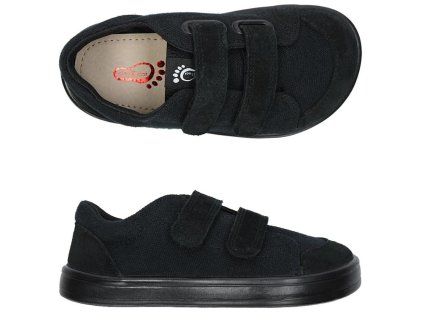 Plátěné tenisky 3F Cross Denver 4BC29/V99 bar3foot super flexi black barefoot (Velikost 36)