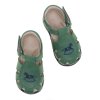 Dětské kožené sandálky EMEL E1670-10 Zelená (Barva Zelená, Velikost 25)