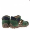 Dětské kožené sandálky EMEL E2187A Zelená (Barva Zelená, Velikost 25)