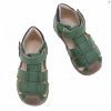 Dětské kožené sandálky EMEL E2187A Zelená (Barva Zelená, Velikost 25)