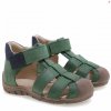 Dětské kožené sandálky EMEL E2187A Zelená (Barva Zelená, Velikost 25)