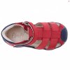 Dětské kožené sandálky EMEL E2187A-2 Červená (Barva Červená, Velikost 25)