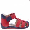 Dětské kožené sandálky EMEL E2187A-2 Červená (Barva Červená, Velikost 25)