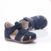 Dětské kožené sandálky EMEL E2199-6 Modrá (Barva Modrá, Velikost 25)