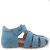 Dětské kožené sandály Emel E2663-2 Modrá (Barva Modrá, Velikost 25)