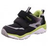 Dětské celoroční sportovní boty Superfit SPORT5 1-000236-0000 s membránou GORE-TEX / černý-zelený (Barva Černá, Velikost 35)