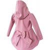 Softshellový kabátek -  dlouhý UNIQUE girl pudrová růžová