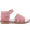 Dětské kožené sandálky E2715-3 Růžová (Barva Růžová, Velikost 31)
