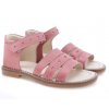 Dětské kožené sandálky E2715-3 Růžová (Barva Růžová, Velikost 31)