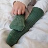 Dětské bavlněné ponožky Emel "Řebro" Zelená 100-28