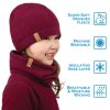 Dětská termo čepice Jan & Jul Beanie - Magenta