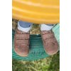Hopfrög Kids Smart Walker Junior Brown Oak celoroční nízké barefoot boty