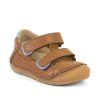 Froddo PAIX UP DOUBLE – kožené kompromisní sandály pro děti (hnědá)
