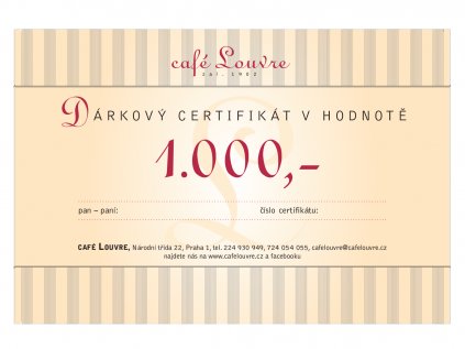 Elektronický voucher 1000