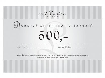 Elektronický voucher 500