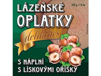 oplatky orech