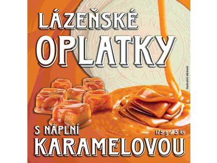 oplatky karamel