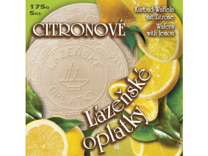 oplatky citron
