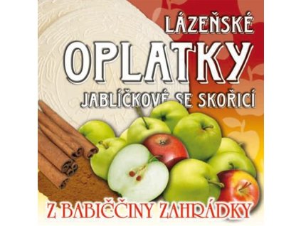 15 lazenske oplatky jablko skorice