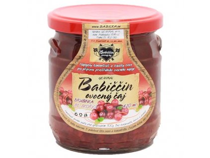 Babiččin ovocný čaj - Brusinka se skořicí, 420ml