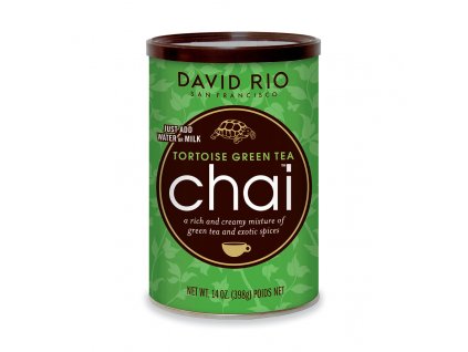 david rio tortoise green tea chai doza 398 g bateriovy napenovac mleka jako darek