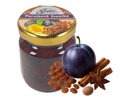 99 1 svorc peceny caj pernikova svestka sklo 60 ml