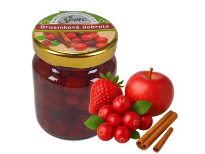 111 1 svorc peceny caj brusinkova dobrota sklo 60 ml