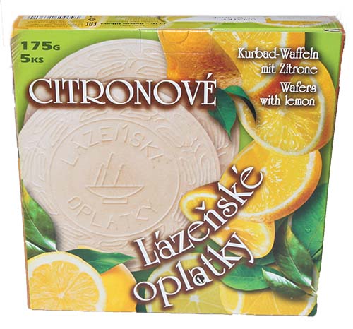 Lázeňské oplatky citronové 175g