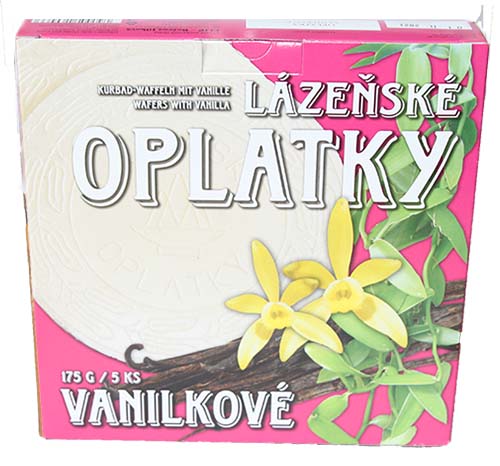 Lázeňské oplatky vanilkové 175g